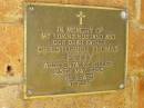 
Christopher Thomas PETTY,
husband father,
accidentally killed 25 May 1993 aged 41 years;
Bribie Island Memorial Gardens, Caboolture Shire
