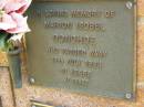 
Marion Isobel DONOHOE,
died 27 July 1994 aged 91 years;
Bribie Island Memorial Gardens, Caboolture Shire

