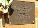 
Irene Margaret COLBERT,
died 26 Jan 1971 aged 43 years;
Bribie Island Memorial Gardens, Caboolture Shire
