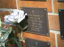 
Clary Allan WEATHERSTONE,
died 1 Feb 1996 aged 73 years;
Bribie Island Memorial Gardens, Caboolture Shire
