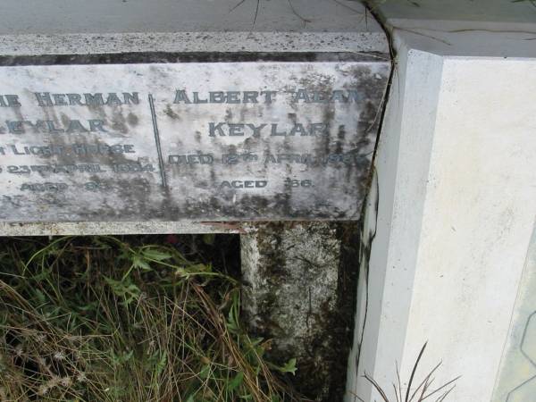 Albert Alan KEYLAR  | 12 Apr 1986  | aged 66  |   | St Matthew's (Anglican) Grovely, Brisbane  | 