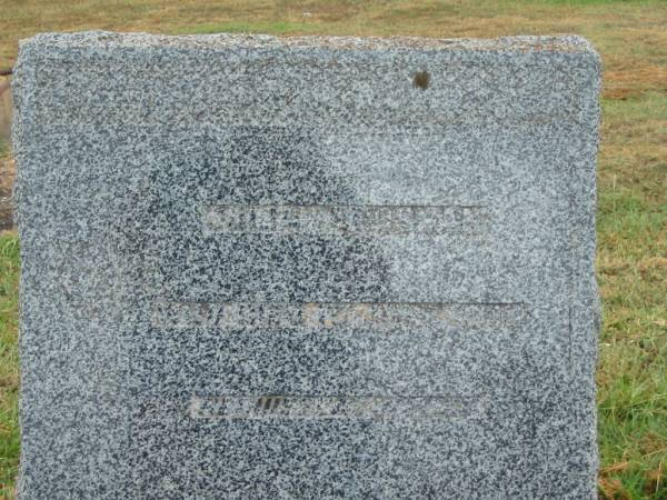 Julia BROSNAN,  | died ?? June 1938;  | Killarney cemetery, Warwick Shire  | 