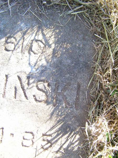 A. KUSCHINSKI,  | born 1810 died 12-1-85;  | St Johns Evangelical Lutheran Church, Minden, Esk Shire  | 