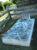 
Carl SPANN
B: 31 Mar 1855
D: 16 Jan 1906

William SPANN
18 Mar 1944
aged 59

Tygum Pioneer Cemetery, Logan City 
