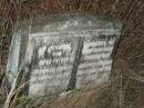 
Adolph PIEPER
died Feb 26 1953 aged 75?
Augusta PIEPER
died 26 Apr 1947 aged 64
Vernor German Baptist Cemetery, Esk Shire 
