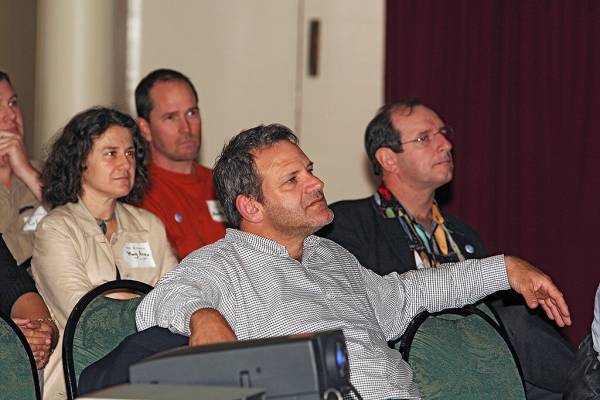 Mary Anne Patton, Andy Berry, David Barbagallo, Mark Gibson,  | DSTC Farewell Symposium, 28 July 2005  | 
