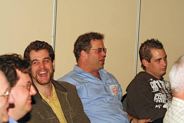 Clinton Roy, Andrew Loch, Ian Lister,  | DSTC Farewell Symposium, 28 July 2005  | 