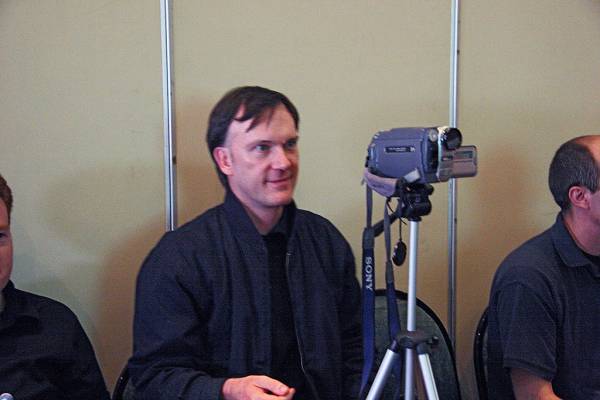 Tony O'Hagen, man behind the video camera,  | DSTC Farewell Symposium, 28 July 2005  | 