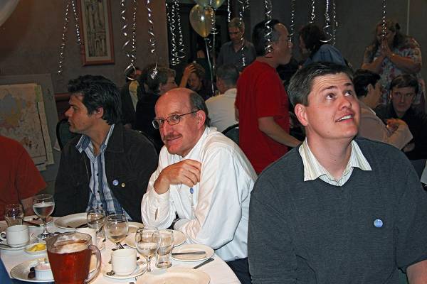 Luke Wildman, Ian Hayes, Andrew Diamond,  | DSTC Farewell Symposium, 28 July 2005  | 