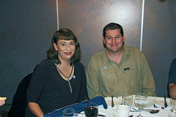 Linda Bird, Glenn Wright,  | DSTC Farewell Symposium, 28 July 2005  | 