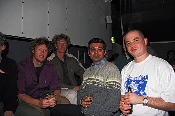 Bevan Koopman, Sven Meyer, Rohit Mathur, James Cole,  | DSTC Farewell Symposium, 28 July 2005  | 