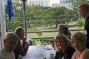 [across the front] Rob McArthur, Ann Godfrey, Orme Appleford, DSTC Farewell Symposium, 28 July 2005 