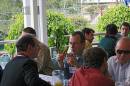 [facing] John Humm, Greg McCallum, DSTC Farewell Symposium, 28 July 2005 