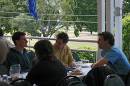 Michael Henderson, Suzanne Little [back], Clinton Roy, Ronnie Schroeter, DSTC Farewell Symposium, 28 July 2005 