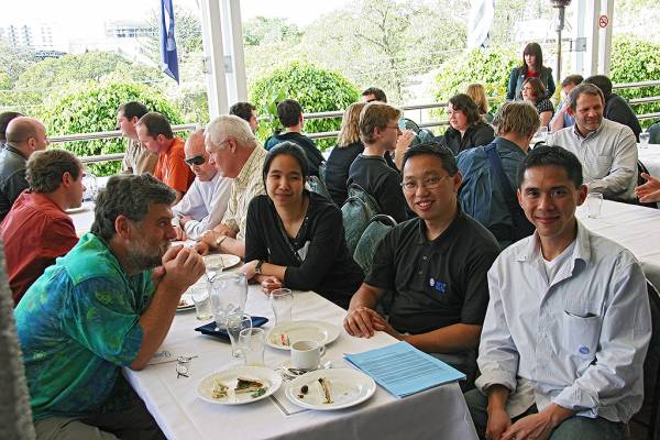 Rob Cook, Zar Zar Tun, Hoylen Sue, Hank Szeto,  | DSTC Farewell Symposium, 28 July 2005  | 