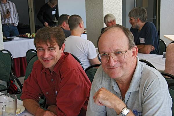 Paul Newbound, Ron Chernich,  | DSTC Farewell Symposium, 28 July 2005  | 