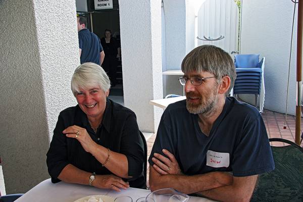 Jenny Mackay, Stephen Crawley,  | DSTC Farewell Symposium, 28 July 2005  | 