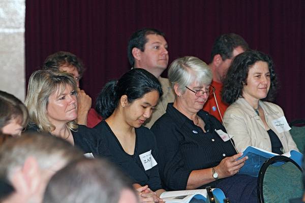 Ann Godfrey, Zar Zar Tun, Jenny Mackay, Mary Ann Patton,  | DSTC Farewell Symposium, 28 July 2005  | 