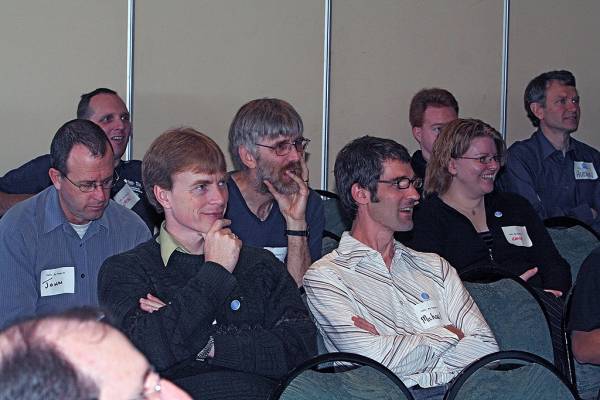 John Humm, Simon McBride, David Holmes,  | Stephen Crawley, Michael Lawley, Erica Glynn,  | Audun Josang,  | DSTC Farewell Symposium, 28 July 2005  | 
