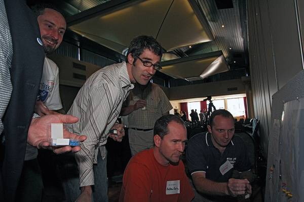 Keith Duddy, Michael Lawley, Andrew Berry,  | Simon McBride,  | DSTC Farewell Symposium, 28 July 2005  | 