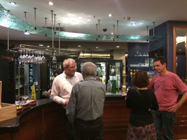 Propping up the bar  | 