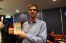 Michael Lawley with "Crisis in Ragan" DVD 
