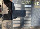 Ronald F Stockwell AIF Sgt Willie Sutcliffe AIF Alexander M Duncan AIF L/Corp A J Lester AIF Pte Richard C Hutchinson AIF Cpl Arthur S Bennetts AIF Sgt Neville Beverly RAEML  Pte W S Atkinson AIF A/B Kenneth J Windle RANR Pte Pat Ryan AIF Lieut Denis (Dinky) Sweeney AIF William S Carpenter RAN chief petty officer Sargent Walter Fredrick REID AIF Albert Edwin REID RAN Able seaman  John Leslie HORWOOD WO 1 RAAOC   Donnybrook War Memorial  
