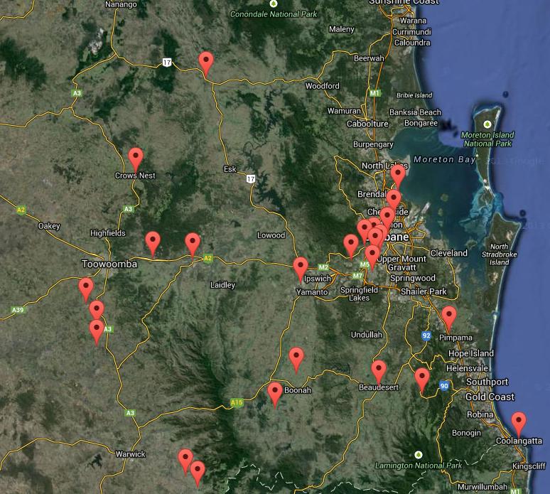 Overview map SEQ