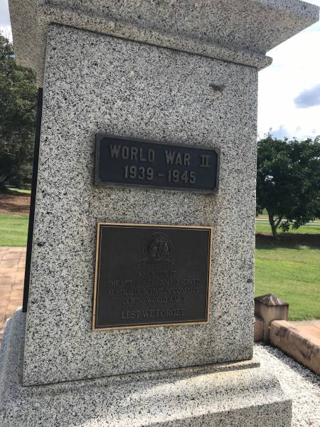   | Graceville War Memorial (Sherwood Shire)  |   |   | 