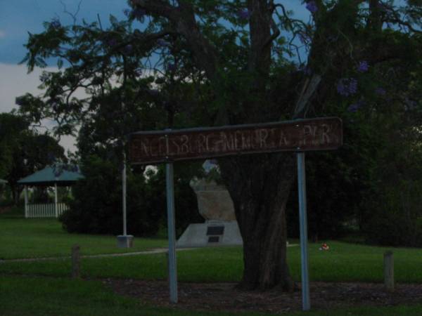 Engelsburg (Kalbar) memorial park  | 