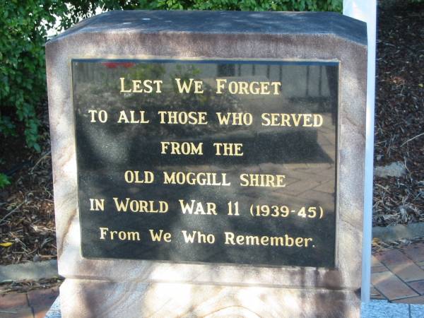 Kenmore (Moggill district) War Memorial  | 
