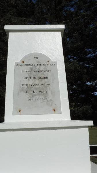   | Norfolk Island War Memorial  |   | 