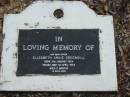 
Elizabeth Annie GREENSILL
B: 31 Jan 1934
D:  1 Apr 1934
aged 2 months

Albany Creek Cemetery, Pine Rivers

