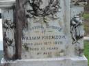 William KREMZOW 10 Jul 1879 aged 37  Albany Creek Cemetery, Pine Rivers  