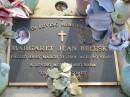 Margaret Jean BELESKY 27 Mar 2001 aged 69  Albany Creek Cemetery, Pine Rivers  
