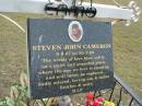 Steven John CAMERON, son father brother, 9-9-67 - 30-3-98; Alberton Cemetery, Gold Coast City 