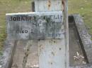 
Wilhelmine Friedericke SCHNEIDER (nee RADKE),
wife mother,
born 13 August 1858 died 17 May 1902;
Johann Gottlie?? SCHNEID??,
died 29-7-1943;
Alberton Cemetery, Gold Coast City
