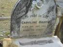 Caroline BAHR, died 3 Ape 1918 aged 79 years; Alberton Cemetery, Gold Coast City 