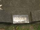 Robert (Robbie) William CROOKS, son, died 22 May 1948 aged 2 years; Appletree Creek cemetery, Isis Shire 
