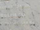 Annie Maud BREUSCH, mother, died 21 Feb 1950 aged 74 years 9 months; Jens Poulsen BREUSCH, father, died 2 July 1946 aged 82 years 7 months; David James BREUSCH, died 15 Nov 1978 aged 62 years; Ellenor Annie BREUSCH, died 18 Oct 2000 aged 84 years; Appletree Creek cemetery, Isis Shire 