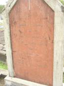 Dulcie Martha CARL, daughter, died 9 Aug 1927 aged 5 years; Appletree Creek cemetery, Isis Shire 