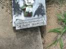 
sister,
from Bill, Joe, Glad, Nook & sister;
from husband Percy,
children Stan, John & Pam;
Appletree Creek cemetery, Isis Shire
