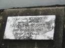 Rachel Eva VACHER, aunt, died 22 March 1965 aged 89 years; Appletree Creek cemetery, Isis Shire 