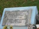 Freda LOCKWOOD, mum, died 3 April 1964 aged 60 years; Frank LOCKWOOD, dad, died 16 June 1978 aged 71 years; Appletree Creek cemetery, Isis Shire 