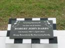 Robert John DARBY, son brother, died 3 Jan 1967 aged 1 hour; Appletree Creek cemetery, Isis Shire 