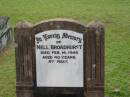 Nell BROADHURST, died 14 Feb 1944 aged 40 years; Appletree Creek cemetery, Isis Shire 