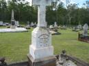 John RUDDY, died 2 June 1920 aged 66 years; Arthur RUDDY, died 26 Feb 1926 aged 23 years; Appletree Creek cemetery, Isis Shire 