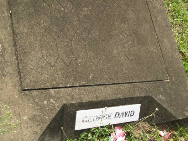 George DAVID;  | Appletree Creek cemetery, Isis Shire  | 