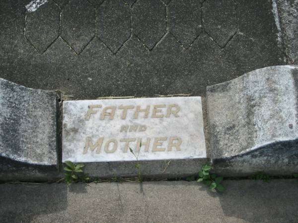 Alfred Perkins TURNER,  | died 17 Aug 1929 aged 75 years;  | Mary Ann TURNER,  | died 9 Jan 1934 aged 74 years;  | erected by son Alf;  | Appletree Creek cemetery, Isis Shire  | 