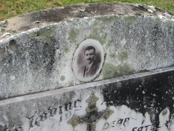 Lorenzo CRIMELO,  | husband father,  | died 23 Nov 1933 aged 42 years;  | Appletree Creek cemetery, Isis Shire  | 